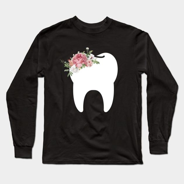 Dentist Design Long Sleeve T-Shirt by hibahouari1@outlook.com